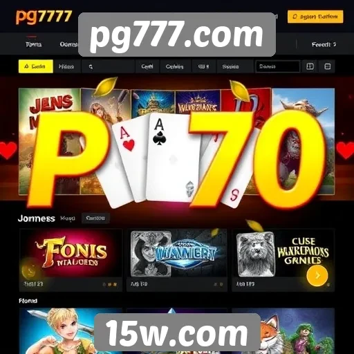 Análise da variedade de jogos disponíveis no pg777.com