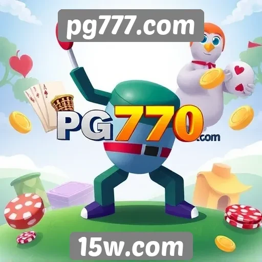 Variedade de jogos disponíveis em pg777.com